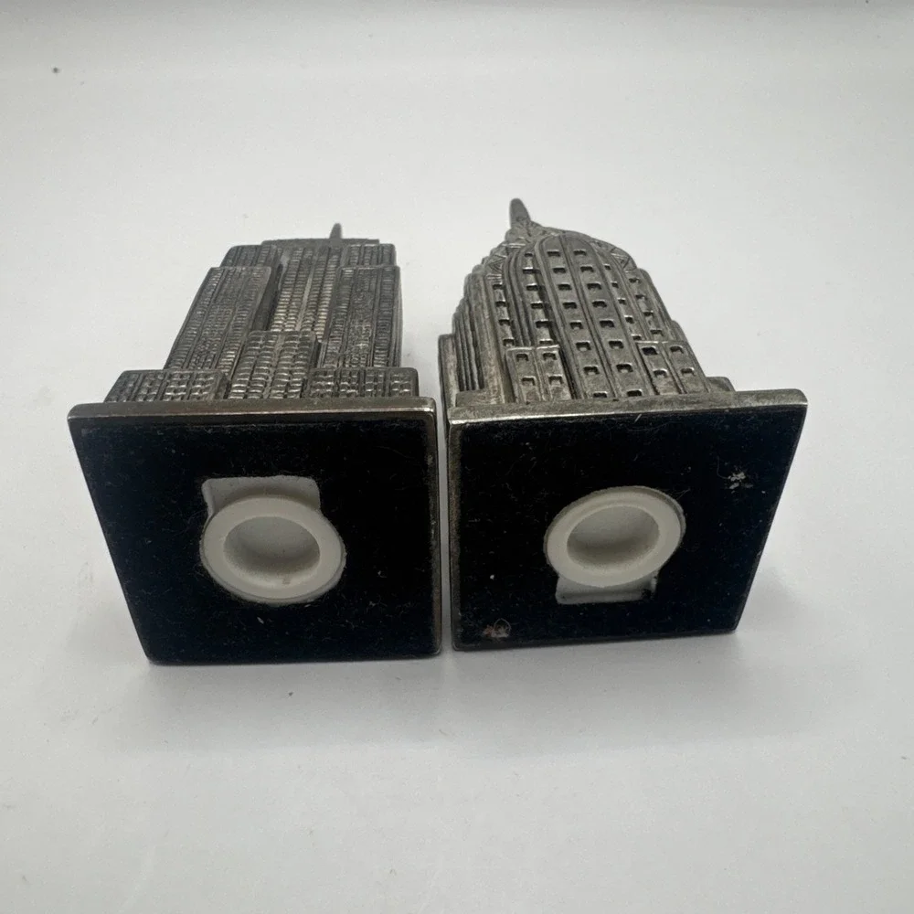 Godinger New‎ York Chrysler & Empire State Building Salt & Pepper Shakers